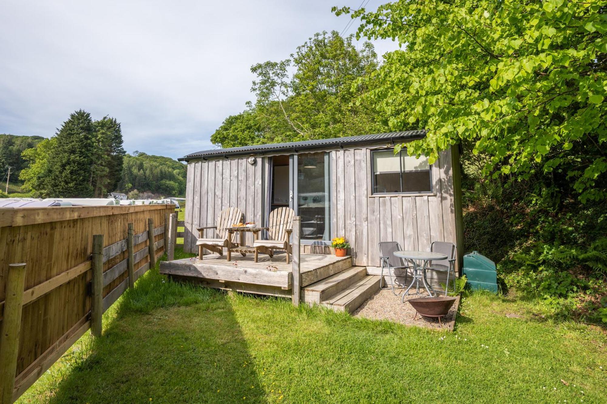Cefn Crib Cabins Machynlleth Exterior foto
